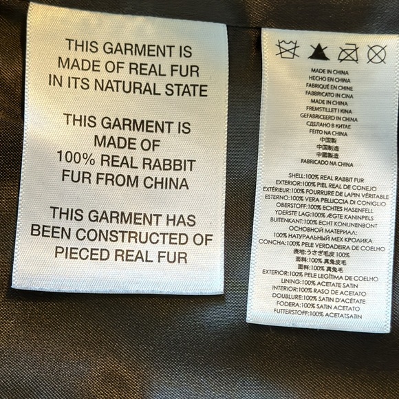 Michael Kors Grey Real Rabbit Fur Vest - Picture 5 of 7